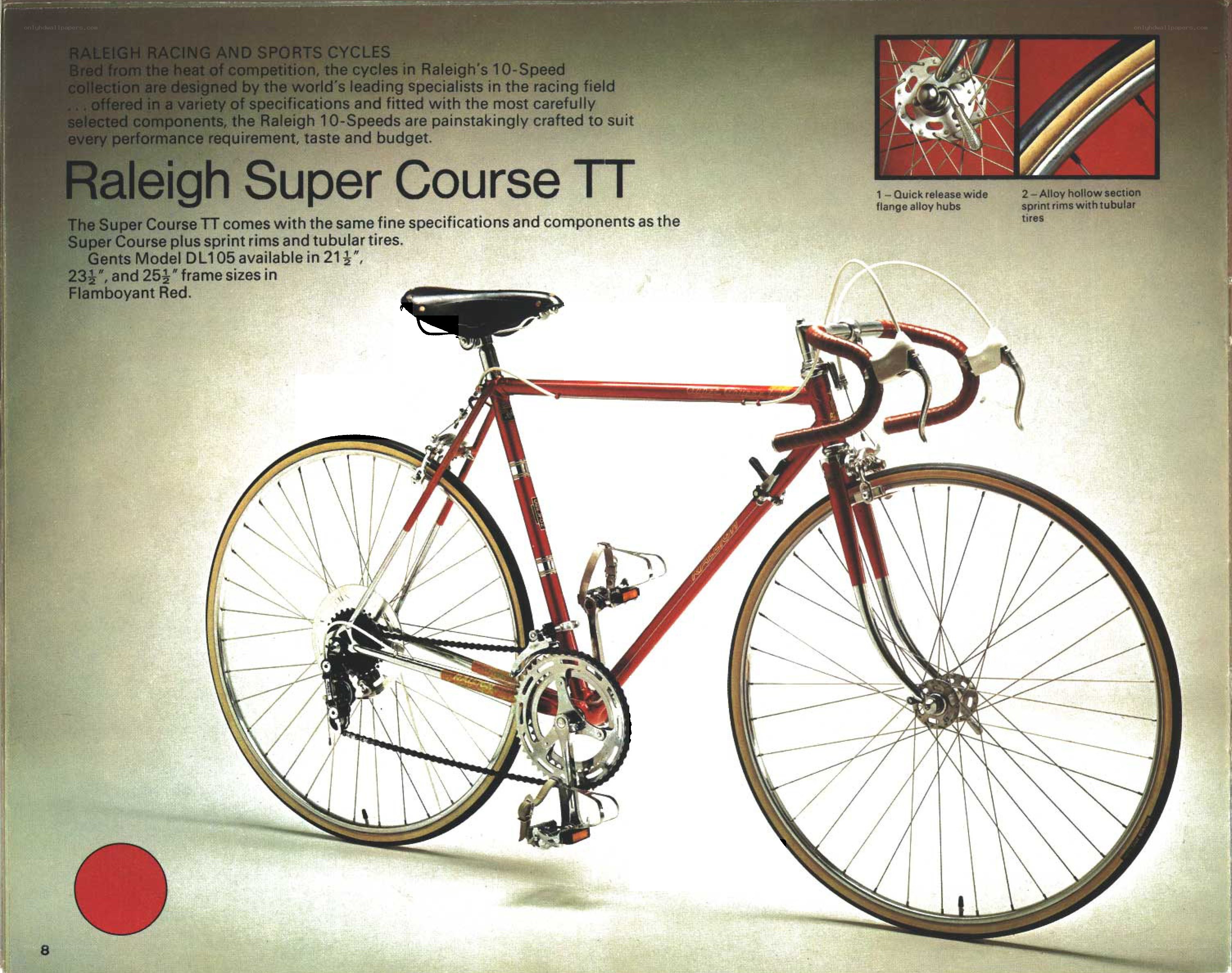 Raleigh Super Course TT bicycle