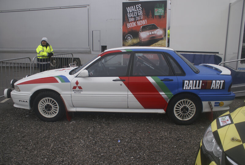 Rally car at Wales Rally GB