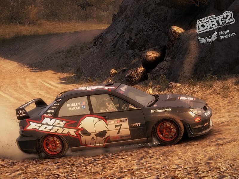 Rally Car Drifting — Black