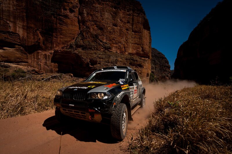 Rally Car in Canyon