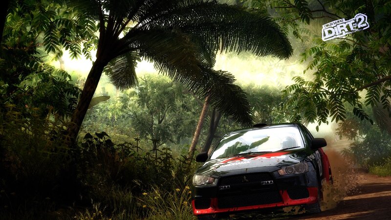 Rally Car in Jungle