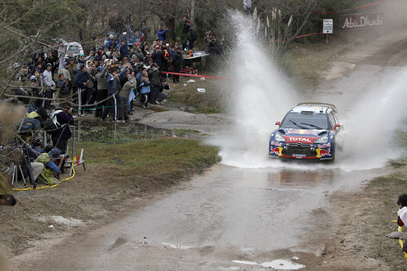 Rally Car in Water