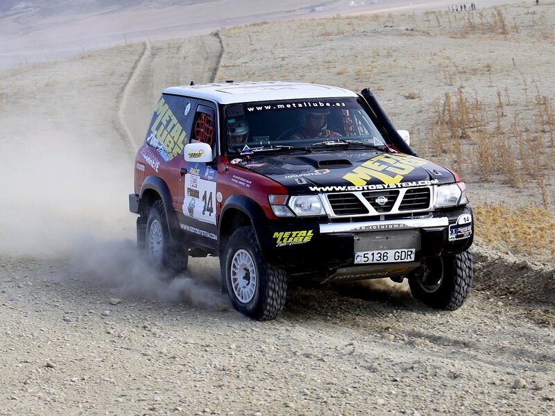 Rally Car on Dirt — Black