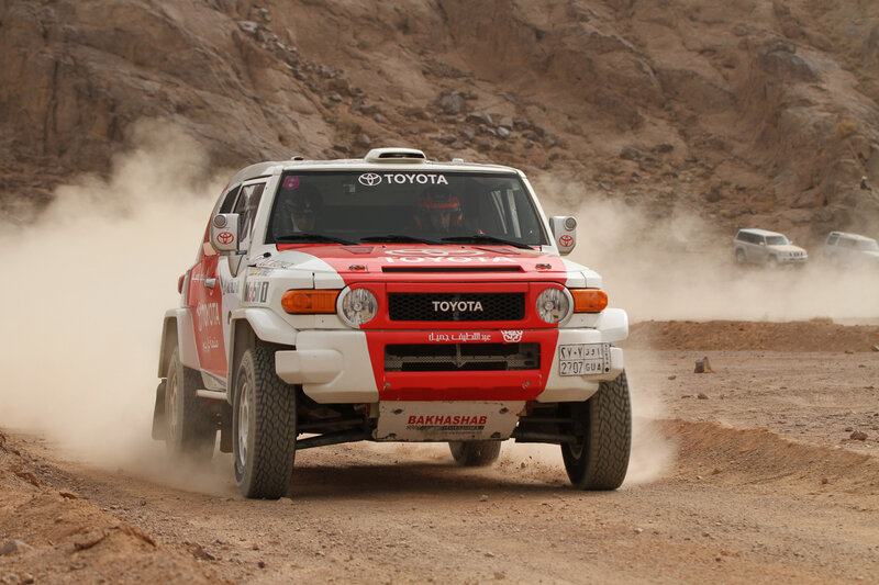 Rally Car on Dirt — Red, Dynamic, Afternoon