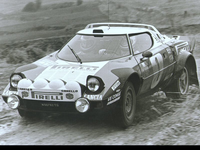 Rally Car on Dirt