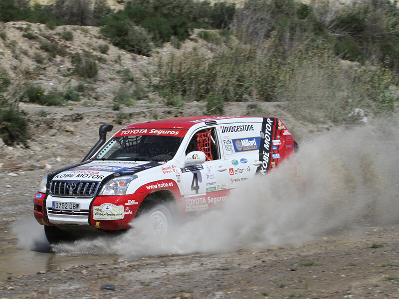 Rally Car on Dirt — White, Dynamic, Afternoon, Photograph