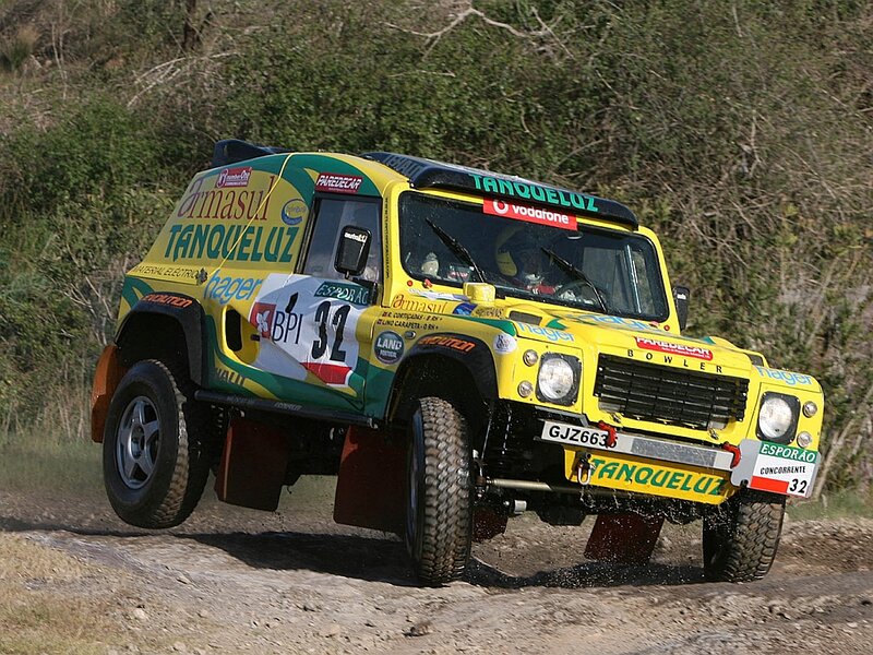 Rally Car on Dirt — Yellow