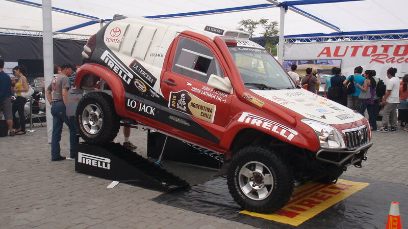 Rally Car on Display — Red