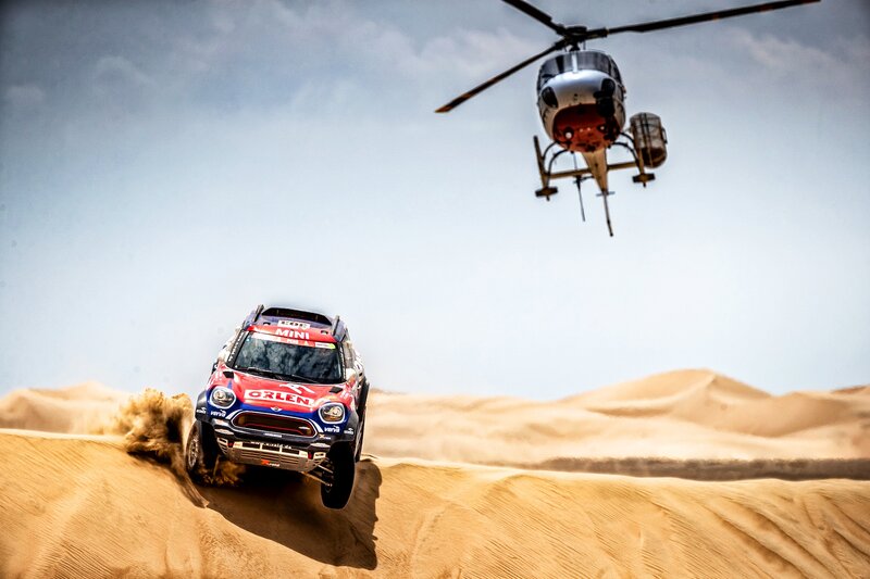 Rally Car on Dunes