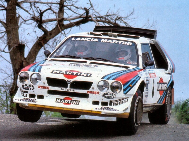 Rally Car on Road