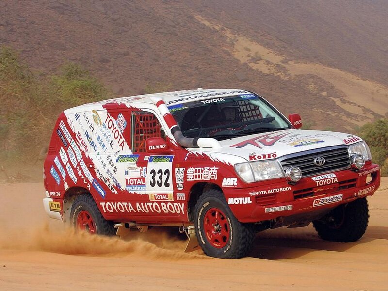 Rally Car on Sand