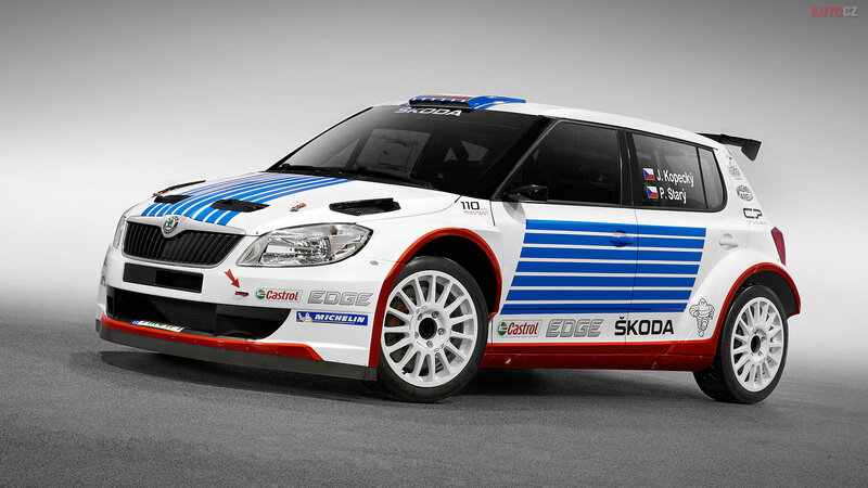Rally Car — White, Dynamic