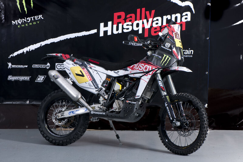 Rally Motorcycle — Black