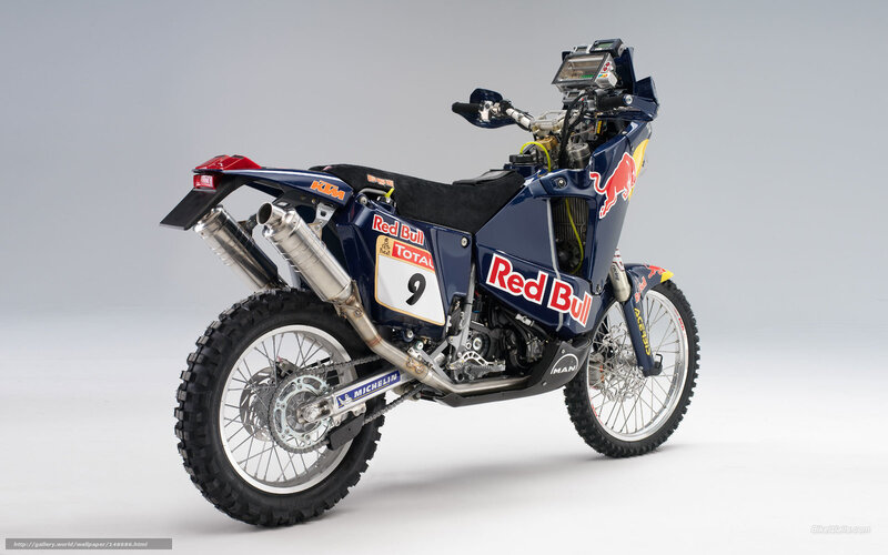Rally Motorcycle — Blue