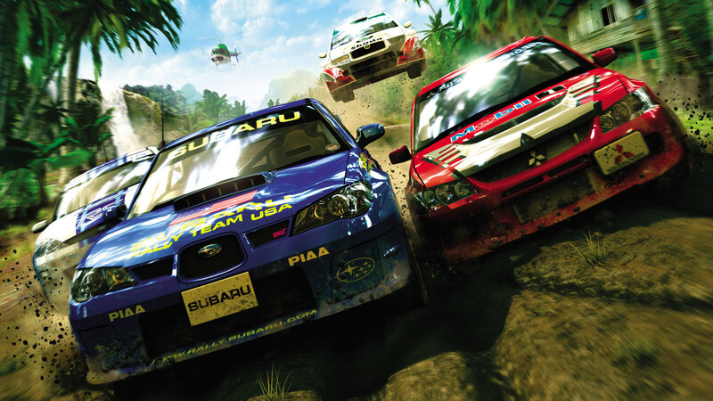 Rally racing in a jungle