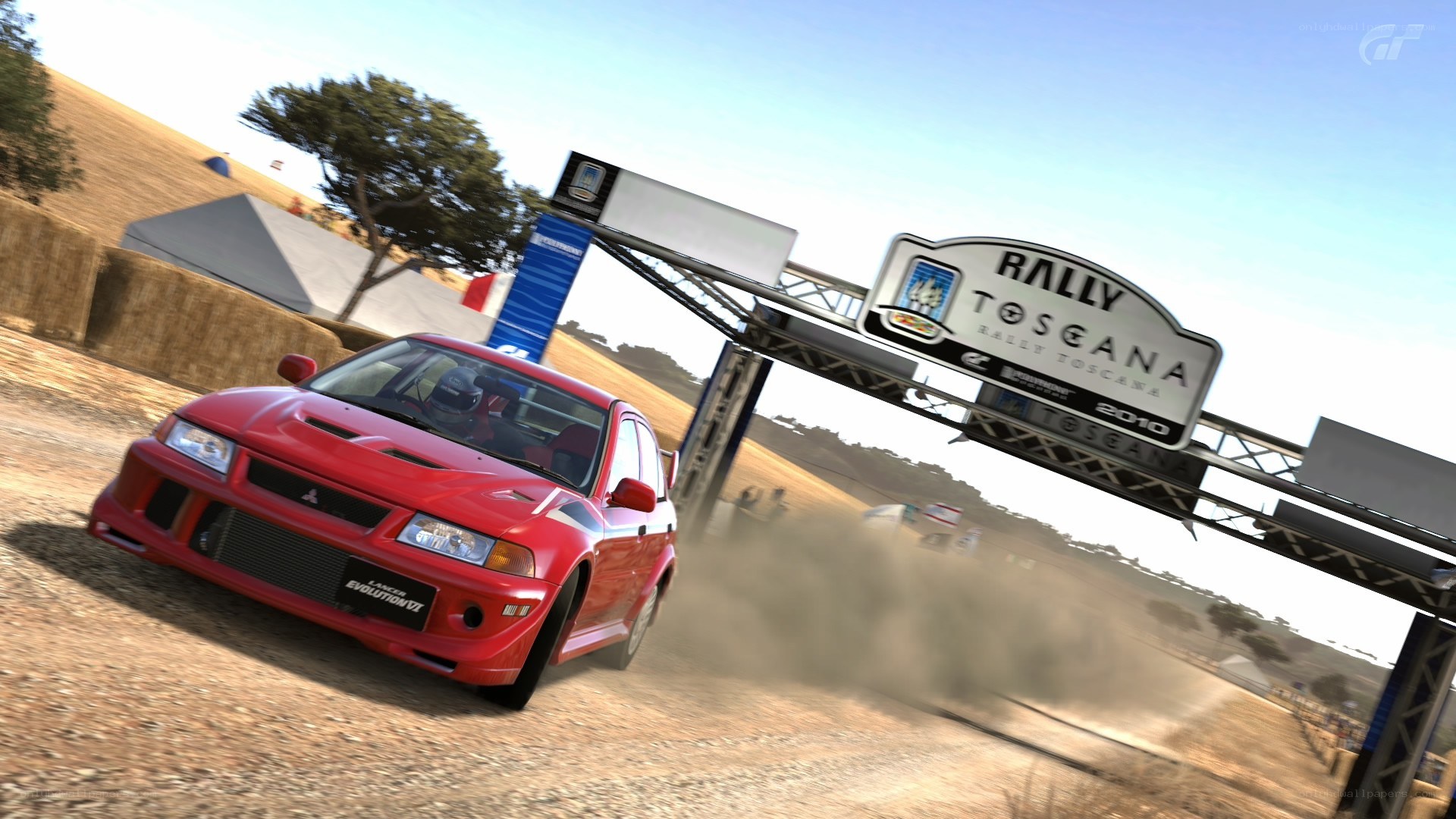 Rally Toscana race scene