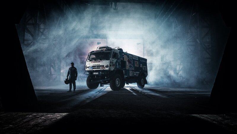 Rally Truck in Warehouse