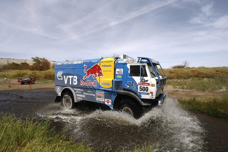 Rally Truck in Water
