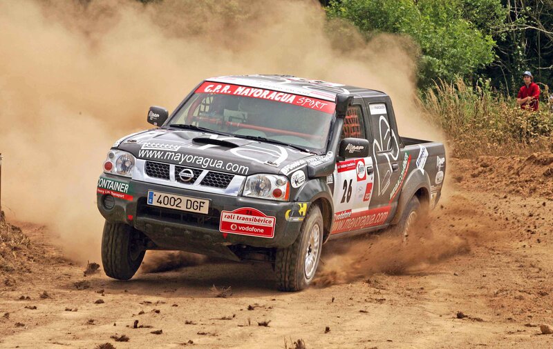Rally Truck on Dirt — Brown