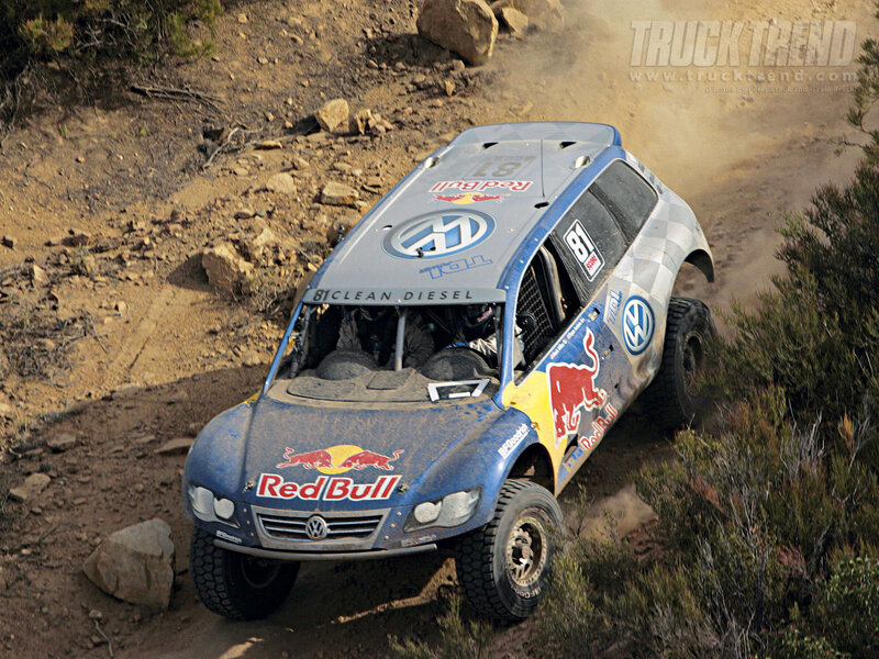 Rally Truck on Dirt