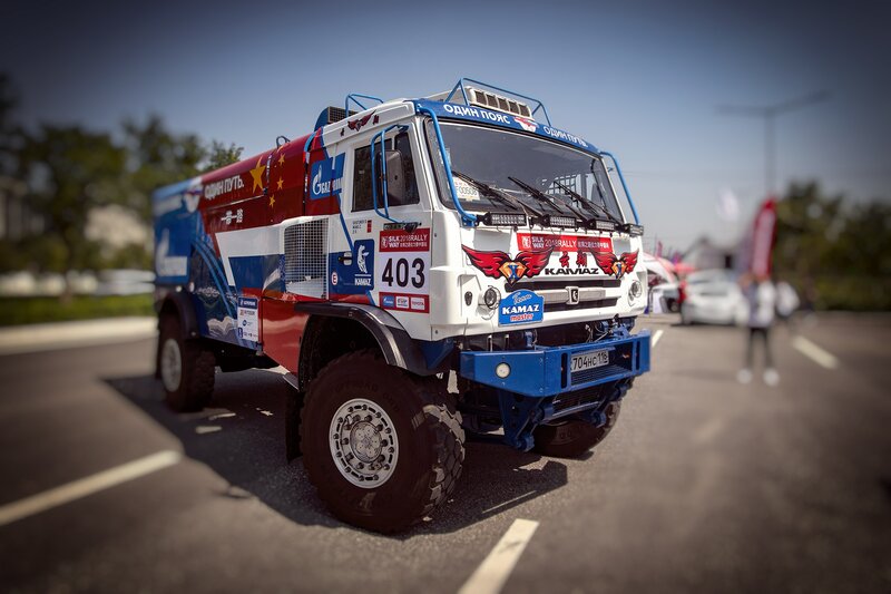 Rally Truck on Road