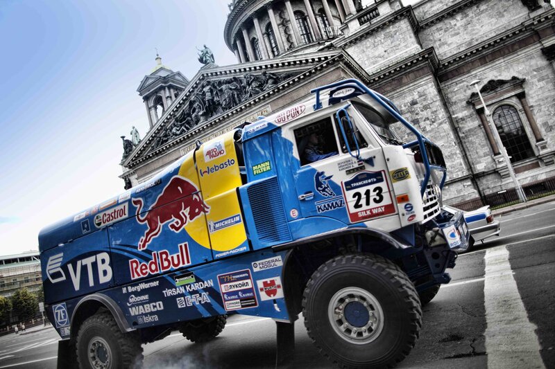 Rally Truck on Street