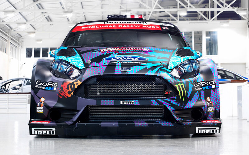 Rallycross Race Car — Black