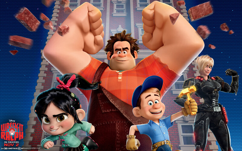 Ralph and Vanellope — Blue
