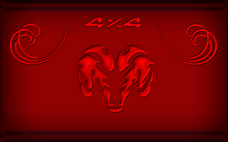 Ram Head Logo — Red