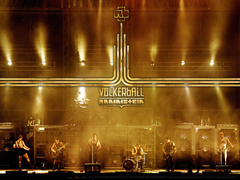 Rammstein at Volkerball concert