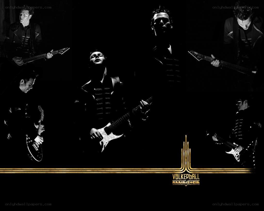 Rammstein band collage
