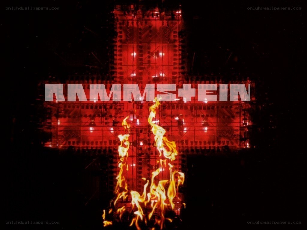 Rammstein concert stage