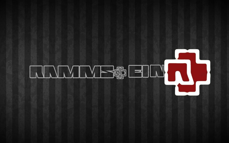 Rammstein Logo — Black, Dark, Digital Art