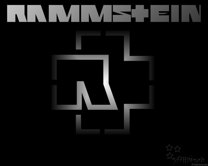 Rammstein Logo — Black, Dark