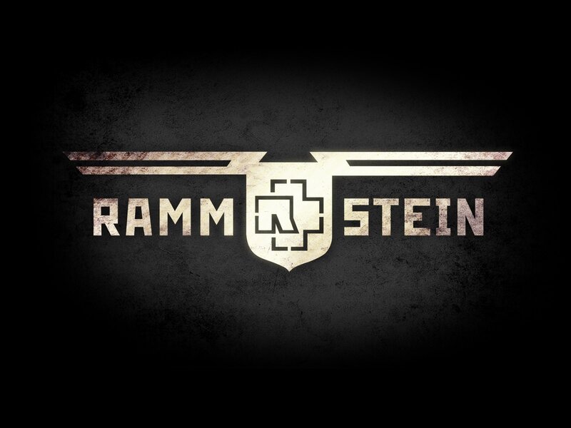 Rammstein Logo — Black, Dark, Vector Art, Shield