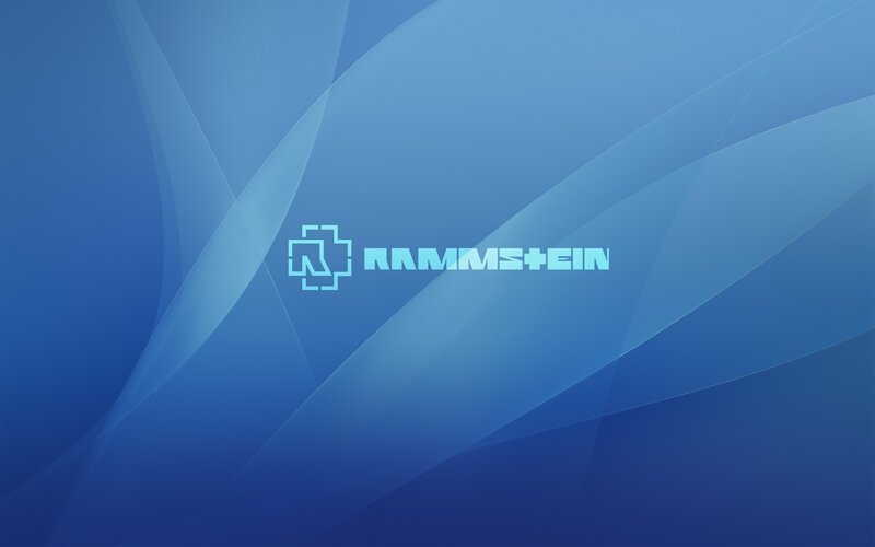 Rammstein Logo — Blue