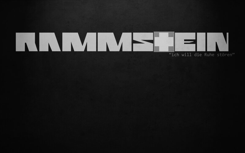 Rammstein logo with quote