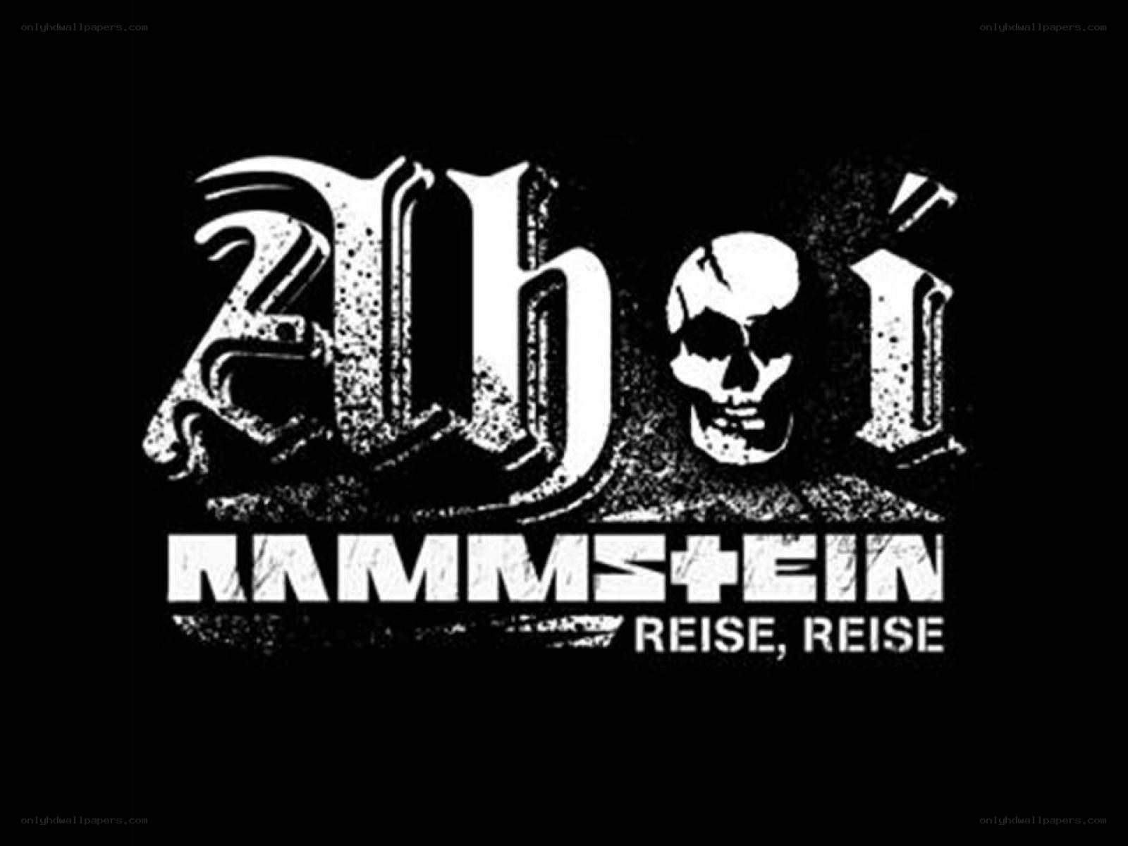 Rammstein logo with skull
