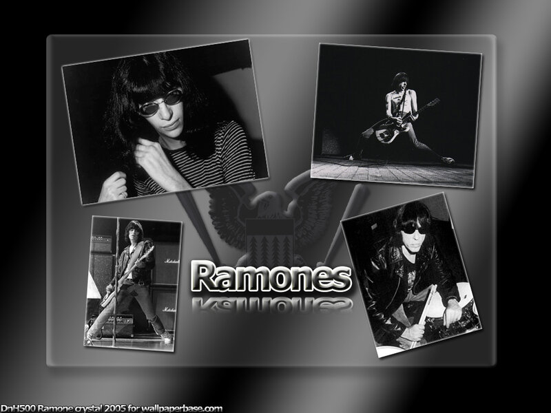 Ramones band collage