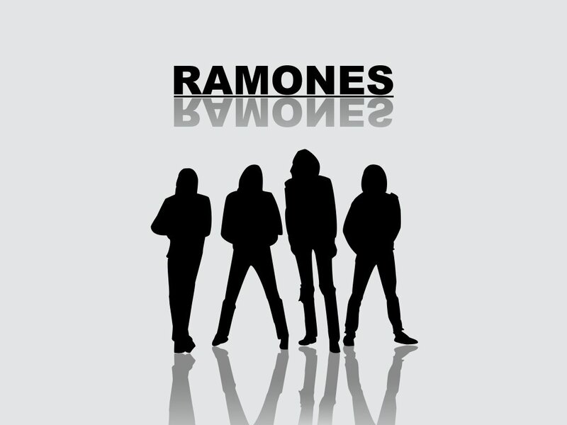 Ramones band silhouette