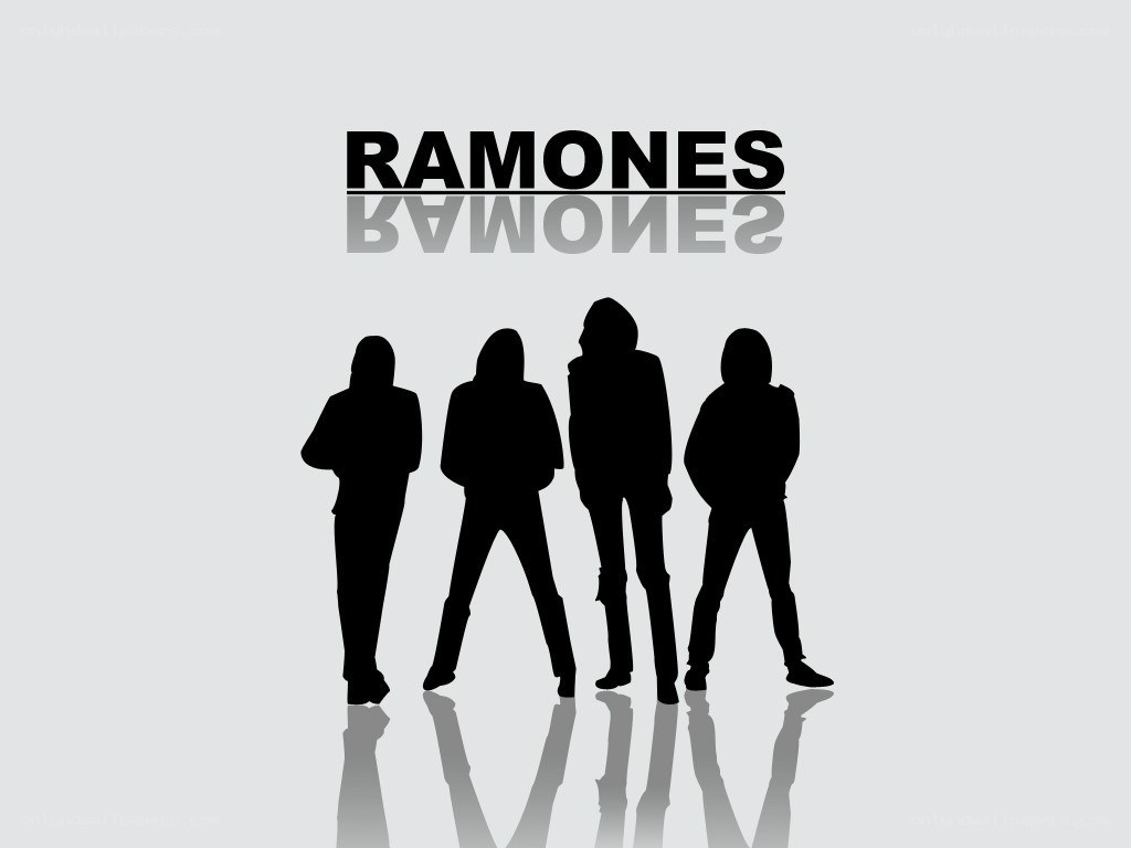 Ramones band silhouette