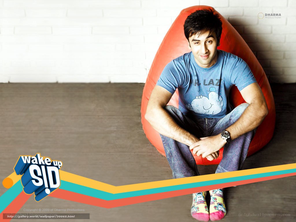 Ranbir Kapoor on beanbag