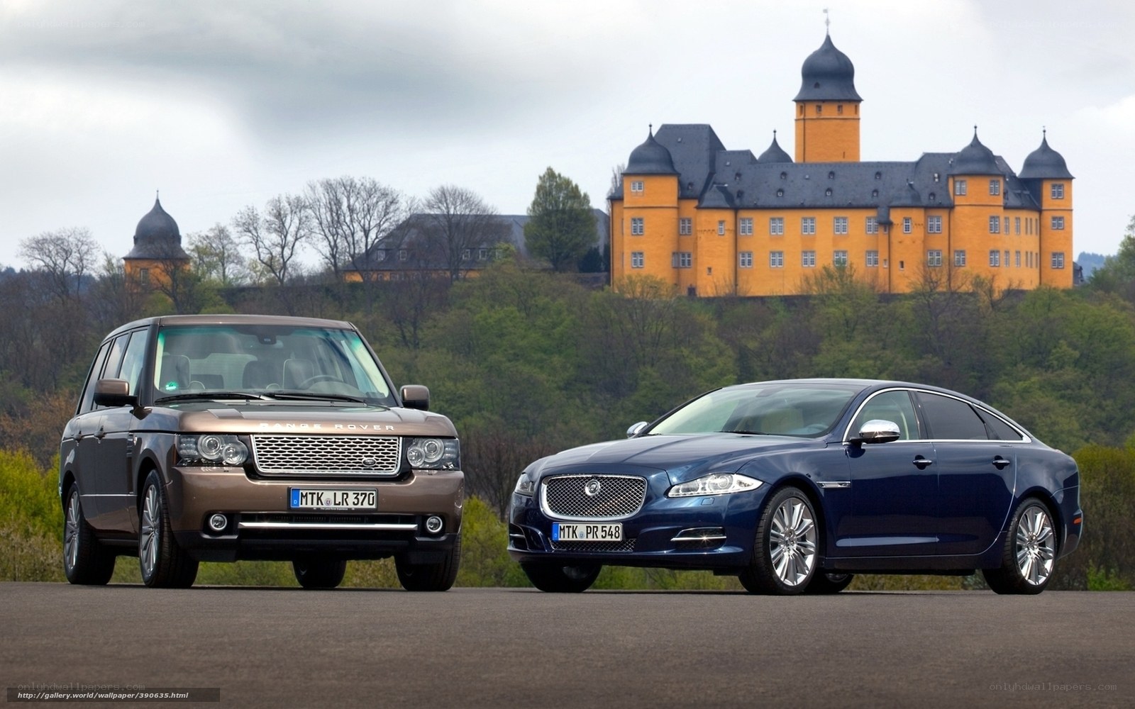 Range Rover and Jaguar XJ