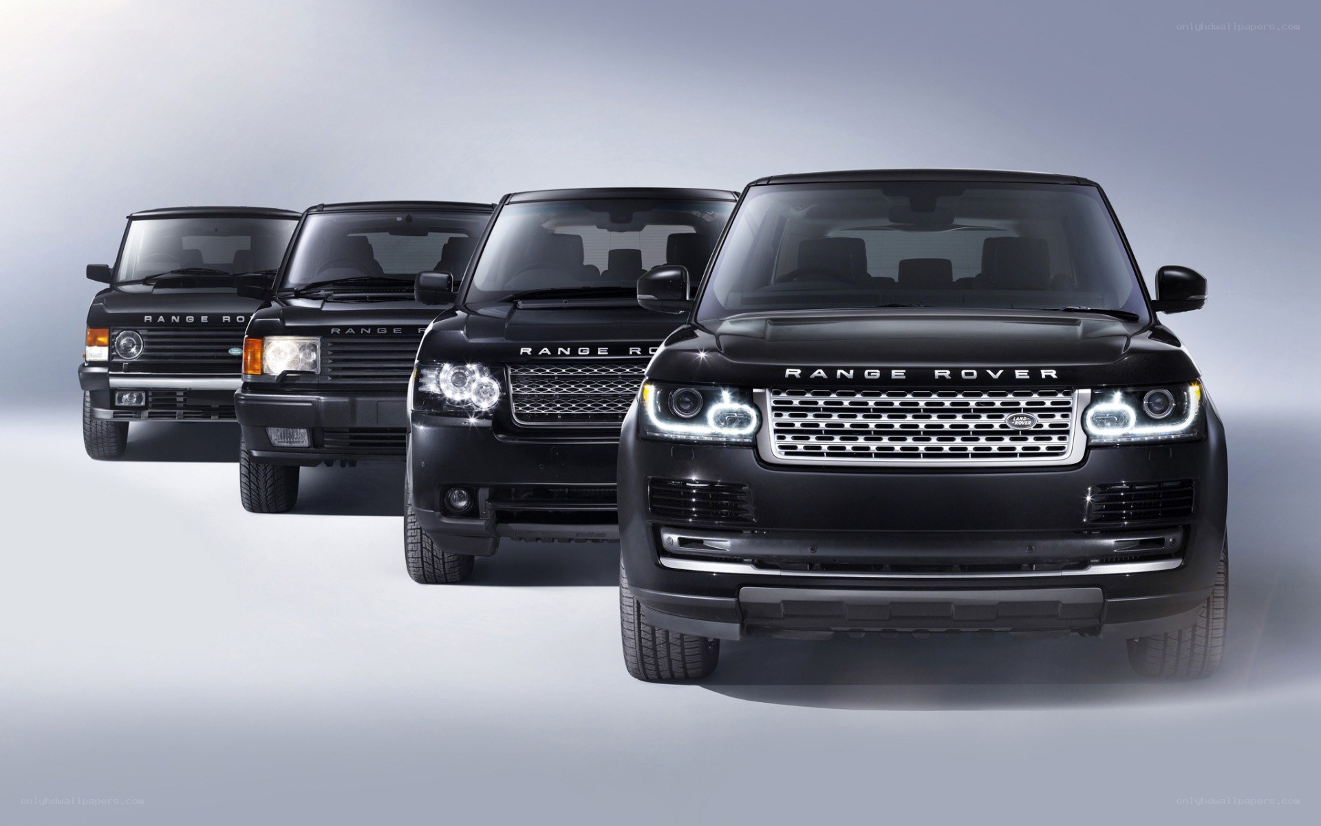 Range Rover evolution lineup
