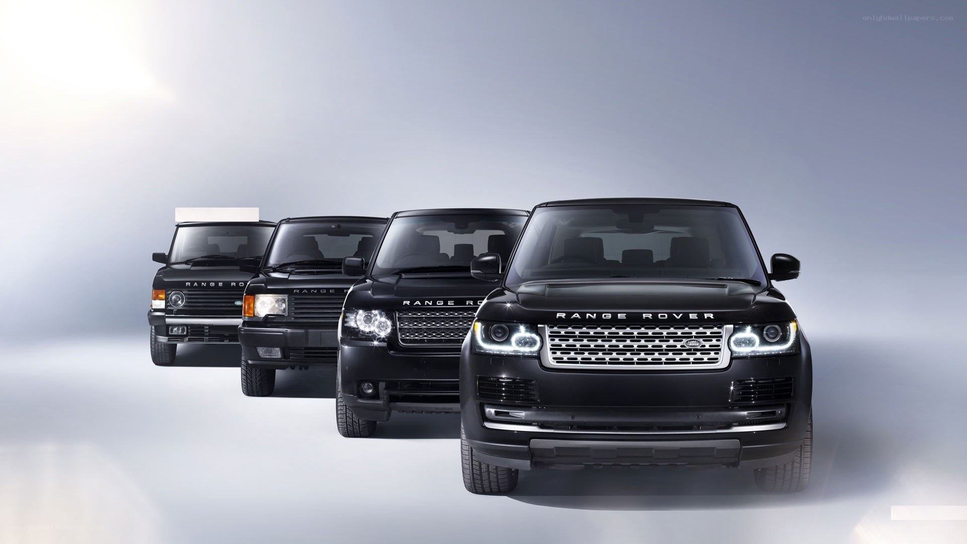 Range Rover evolution lineup