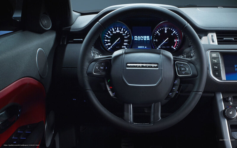 Range Rover interior dashboard