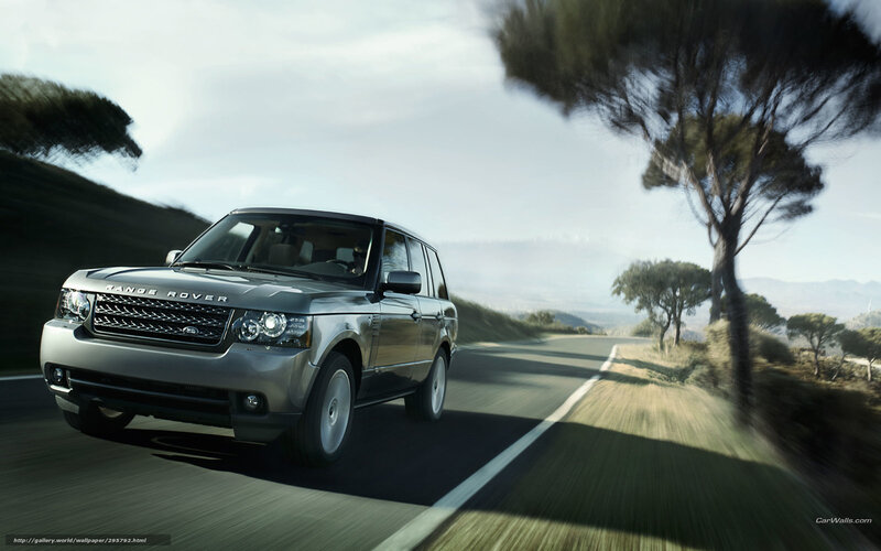 Range Rover on a winding road