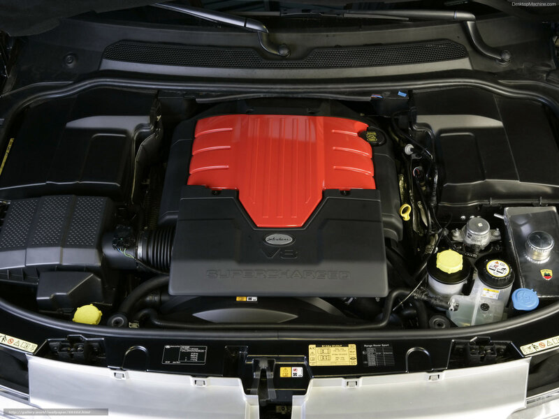 Range Rover Sport engine bay