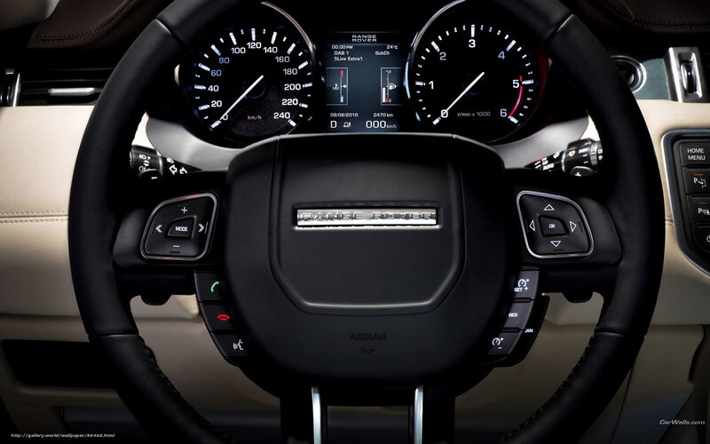 Range Rover steering wheel interior