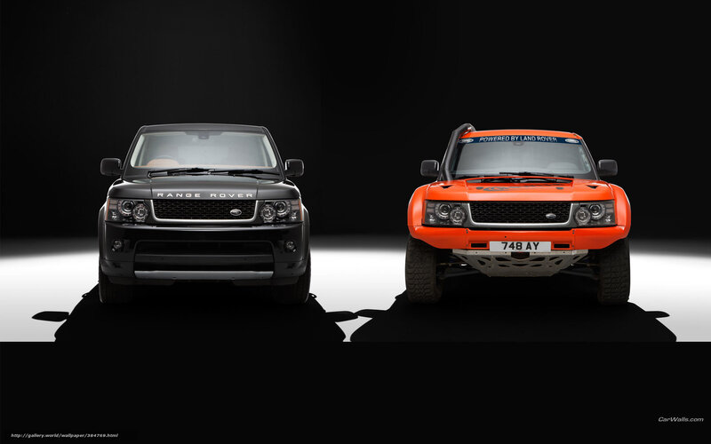 Range Rover vehicles side by side